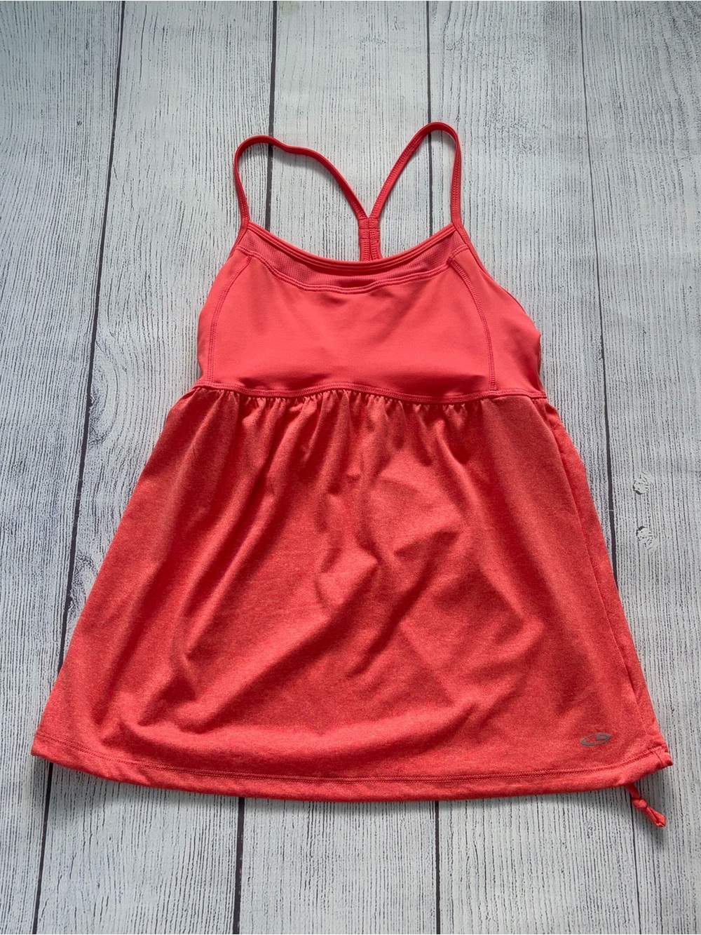 Champion Coral Racerback Yoga Tank Size Medium